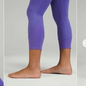 Lululemon Align Scalloped Hem High-Rise Crop 23"